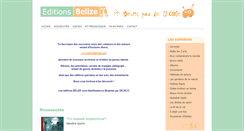 Desktop Screenshot of editions-belize.com