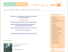 Tablet Screenshot of editions-belize.com